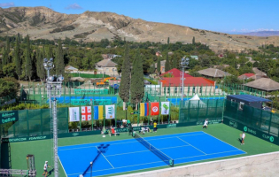 კასპის სოფელ ახალქალაქში საერთაშიროსო ტურნირი მიმდინარეობს ჩოგბურთში