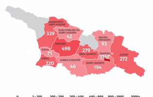 შიდა ქართლში კორონავირუსის 279 ახალი შემთხვევა დადასტურდა - 14 სექტემბერი